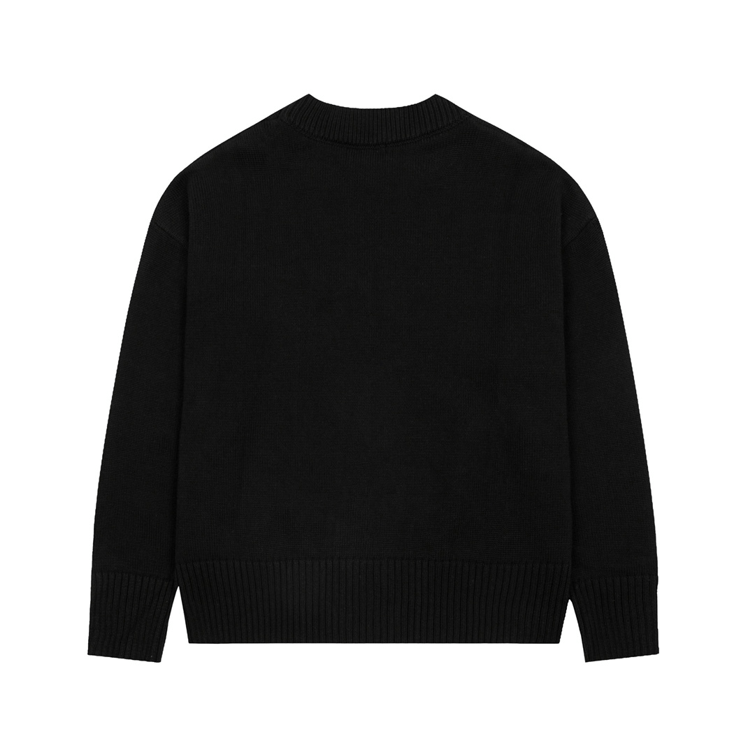 Ami Black Sweater - Drippis