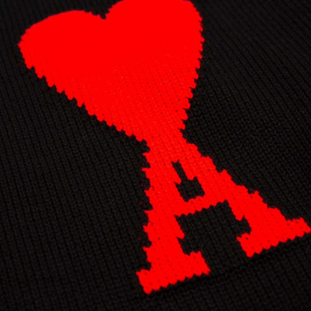 Ami Black Sweater - Drippis