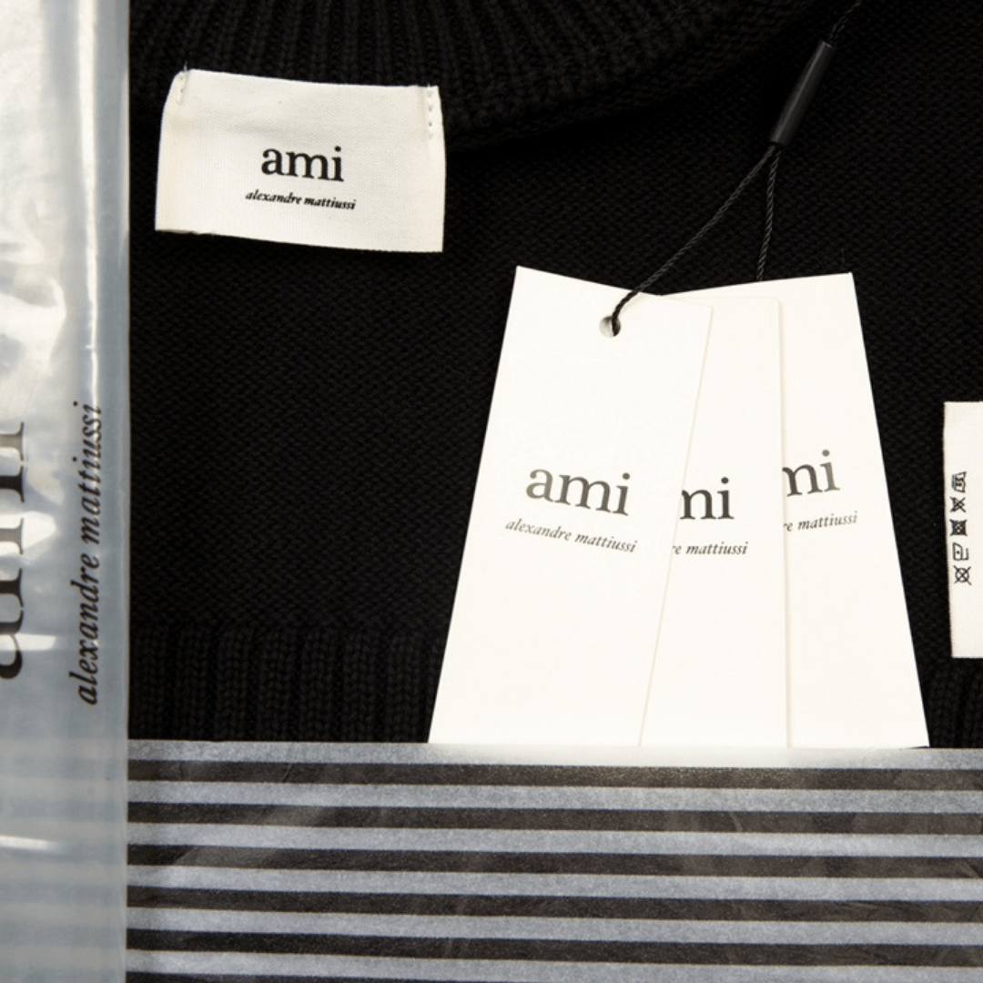 Ami Black Sweater - Drippis