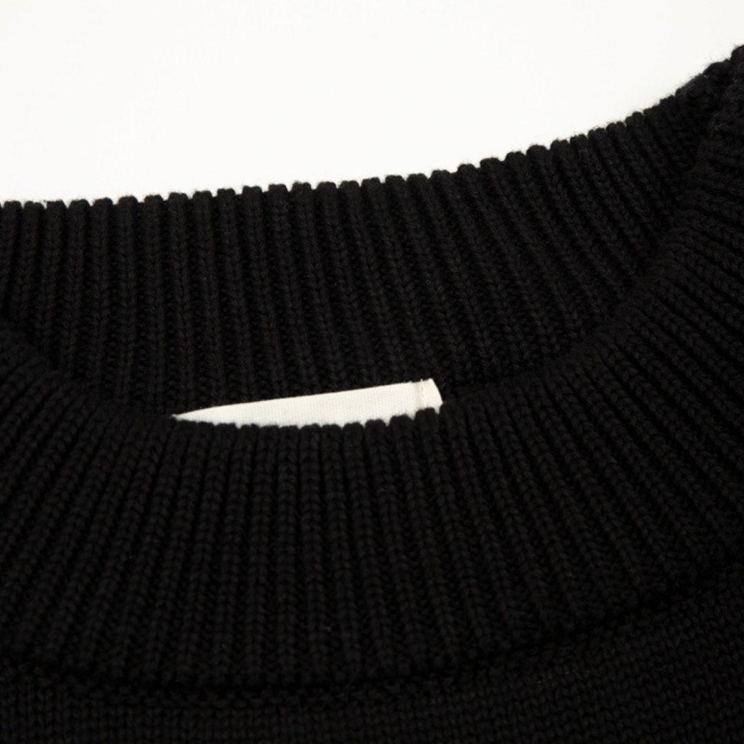 Ami Black Sweater - Drippis