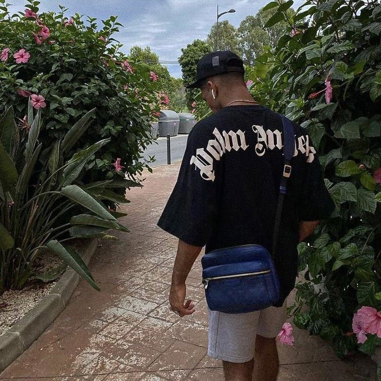 Palm White T-shirt - Drippis